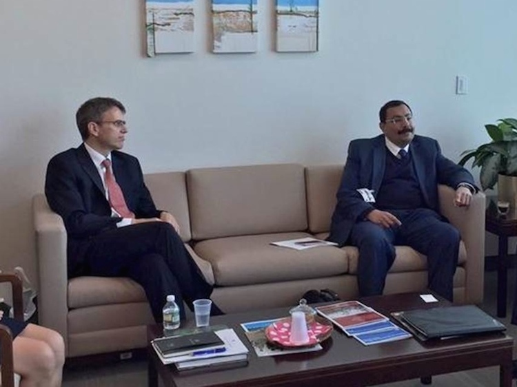 ICANN Vice President Veni Markovski and ICANN Senior Advisor to the President Tarek Kamel leading the engagement with the UN